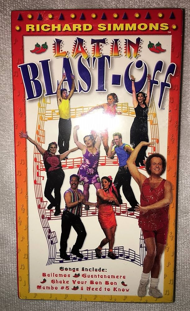 Amazon.com: Richard Simmons: Latin Blast-Off [VHS] : Richard